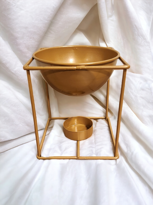 Gold Metal Wax Melt Burner